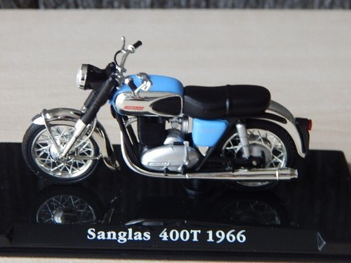 Atlas Editions Moto d'epoca Motocicletta Bici Scala 1:24 NUOVO - Foto 21 di 22