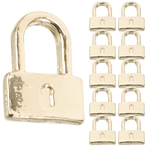 10 Pcs Metal Jewelry Lock Buckle Miss Nail Charms Valentine Gems - Picture 11 of 12