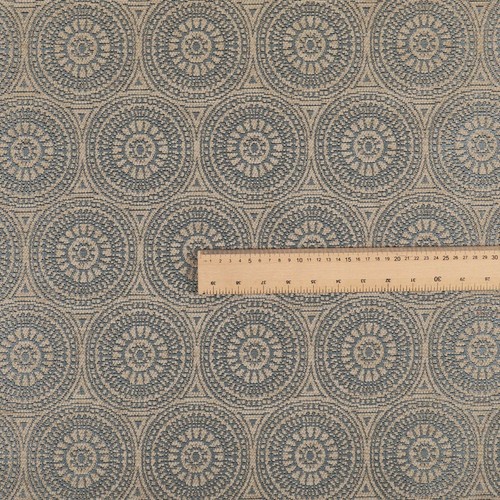 Boho Style Medallion Woven Upholstery Fabric For Cushion & Curtains Per Metre - Picture 36 of 52