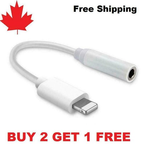 For iPhone 7 8 Plus X Xr 11 12 13 8Pin to 3.5mm Jack Headphone Aux Adapter Audio