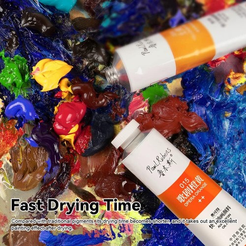 Paul Rubens Oil Paint, 20 Bright Oil Colors, 50ml Large Capacity Tubes - Picture 8 of 8