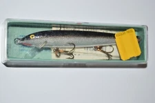 early old rapala f-11 11 s silver floating 4 3/8" wobbler minnow lure Finland
