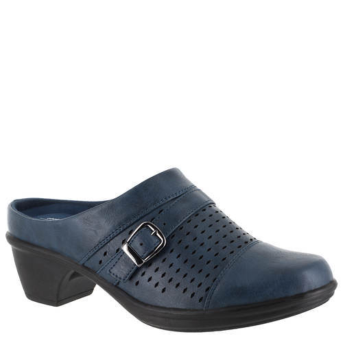 Easy Street Cleveland Heeled Mules, Blue Denim Size 7.5 US Easy Street Cleveland Heeled Mules, Blue Denim Size 7.5 US