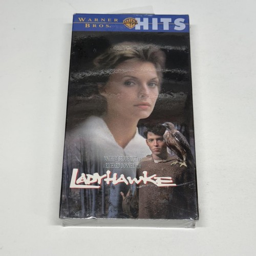 DS 1985 Ladyhawke VHS 1996 Print w/ Hype - Matthew Broderick / Michelle Pfeiffer - Picture 1 of 11