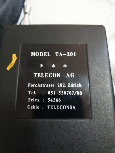 walkie talkie vintage teleconsa ta-201 2watt 3 channel ( rarissime unico su... - Zdjęcie 3 z 5
