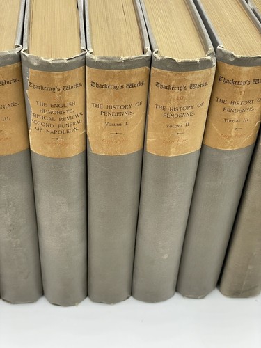 William Makepeace Thackeray - "Thackeray's Works" 1891 30 Volume Set Large Print - Picture 5 of 24