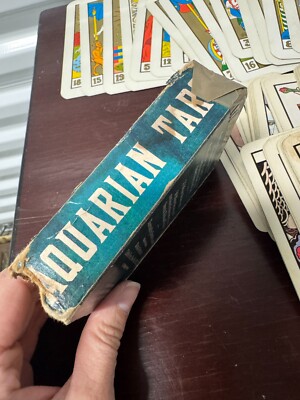 【Vintage】 THE AQUARIAN TAROT THE FOOL VINTAGE AQUARIAN TAROT Card Deck Entitled The Fool 1970
