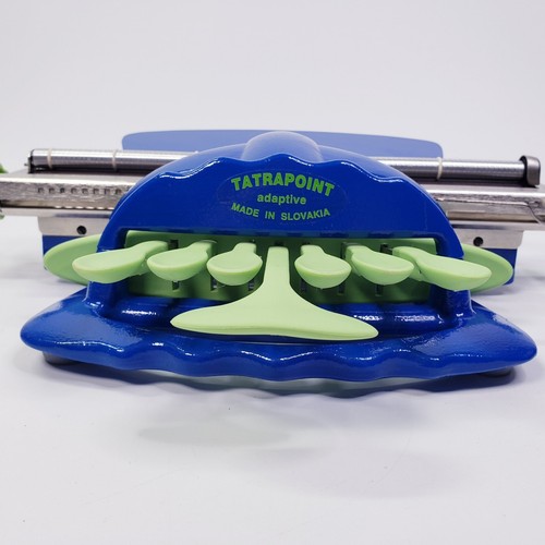 Tatrapoint Adaptive 2 Manual 6 Dot Brailler Braille Writing Machine Typewriter - Picture 7 of 23