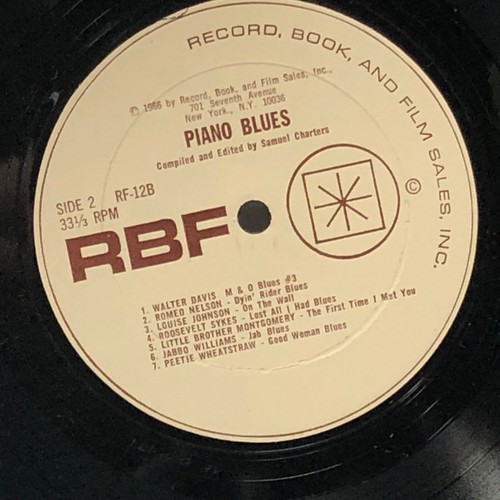 Various-Piano Blues-RBF 12-WITH BOOKLET - Picture 4 of 4