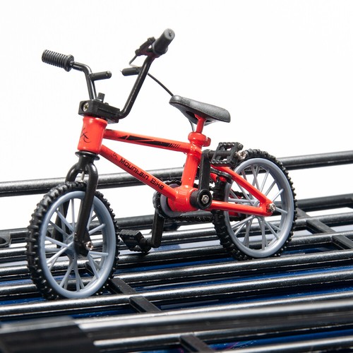 Flyxm Kunststoff Mini Fahrrad Bike Spielzeug für 1/12 1/10 1/8 RC Crawler Auto Dekoration - Bild 6 von 16