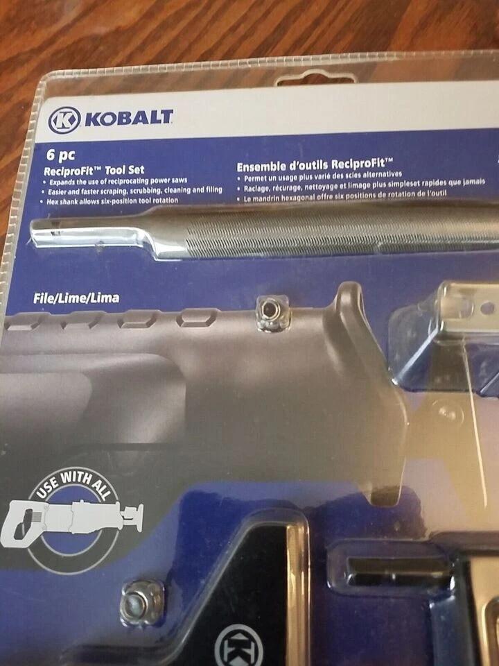 Kobalt 6 Pc. Reciprofit Tool Set Reciprocating Saw Attachments 0269544 Brand New - Image 4 of 4