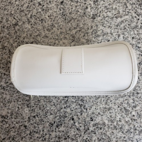 CHRISTIAN DIOR White Leather Large Glasses Sunglasses Case With Insert - Picture 8 of 14