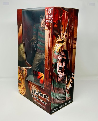2004 NECA REEL TOYS FREDDY KRUEGER NIGHTMARE ELM ST 18" MOTION ACTVTED SOUND MIB - Picture 8 of 16