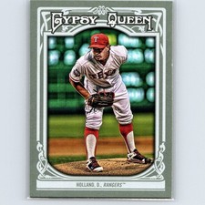 2013 Topps Gypsy Queen Derek Holland #245 Texas Rangers