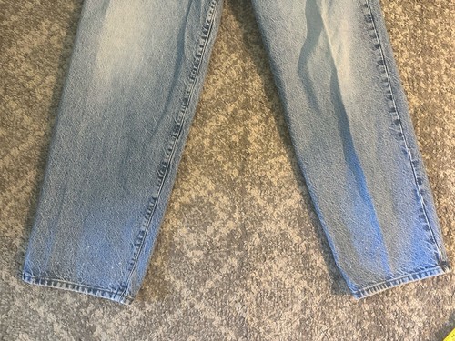 Vintage Lucky Brand Latzhose Jeans Gr. 33 Relaxed Fit Button Fly 90er USA - Bild 3 von 16