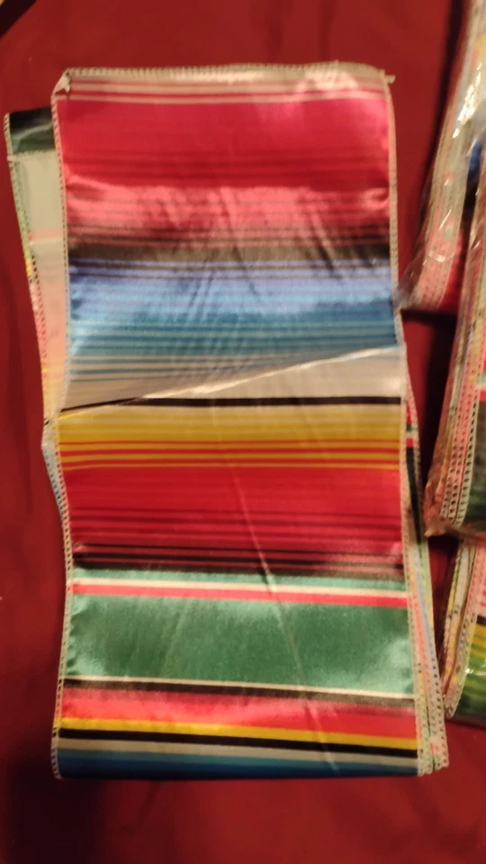 Fajas para sillas temáticas mexicanas 40 piezas Foto 4 de 4