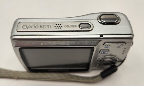 Pentax Optio M20 7.0MP Digital Camera - Silver Tested Works **See Description** - Picture 5 of 11