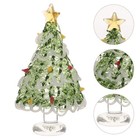  Kristall-Weihnachtsbaum, kleiner Glas-Weihnachtsbaum, Kristall-Weihnachtsbaum,