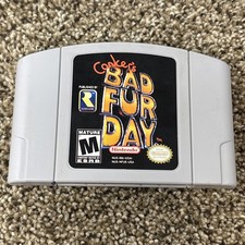 Authentic Conker's Conkers Bad Fur Day (Nintendo 64, 2001) N64 Tested Working