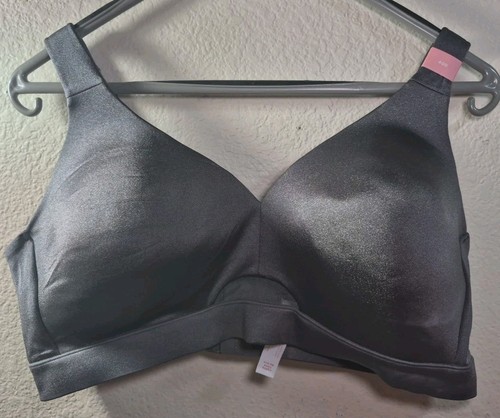 New Cacique Lane Bryant 40D No Wire Grey Womans Lightly Lined Bra NWT - Picture 5 of 7