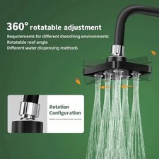 Shower Head with Advanced Pressurized Technology for Smooth Water Flow