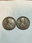 1934-P & 1934-D Circulated (Philadelphia Denver Mint) Lincoln Wheat Cent Penny