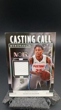 2023-24 Panini Noir Marcus Sasser Casting Call Memorabllia Patch /99 #14929 LC