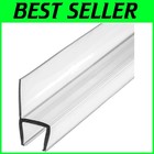 78-Inch Frameless Shower Door Seal Strip - Easy Snap Installation for 3/8" Glass