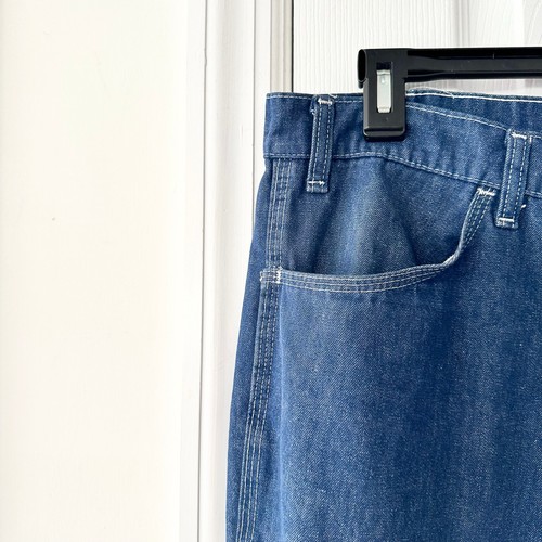 Levi’s For Uomo Vintage anni 70 520 Bianco Tab Denim Bootcut Pantalone Pantalone Western - Foto 6 di 13