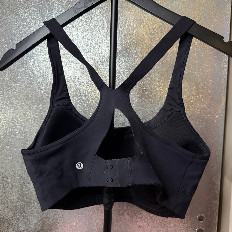 ¡Sujetador deportivo Lululemon para mujer con correas ajustables! ¡Negro! Talla 36D Super Suave Foto 2 de 3