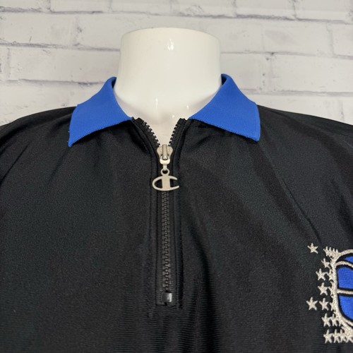Vintage Champion Orlando Magic Men's XL 1/4 Zip On Court Pullover Polo Shirt - Picture 3 of 15