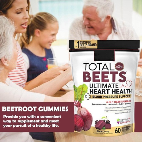 FORCE FACTOR Total Beets Ultimate Heart Health Blood Pressure Support Chews USA - Picture 2 of 10