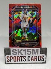 2023 Panini Prizm Draft Picks Jalen Hurts #45 Red Ice Prizm