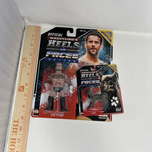 Zombie Sailor Toys Heels And Faces CM Punk And Larry The Dog Figure w/ Flyer New - Picture 6 of 6