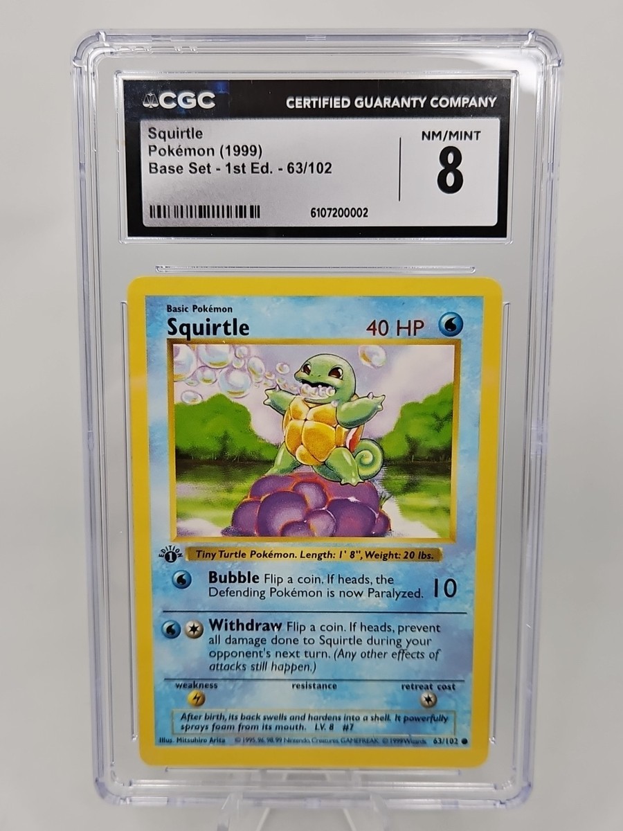 Squirtle 063/102 Base Set (Shadowless) Regular for sale online | eBay