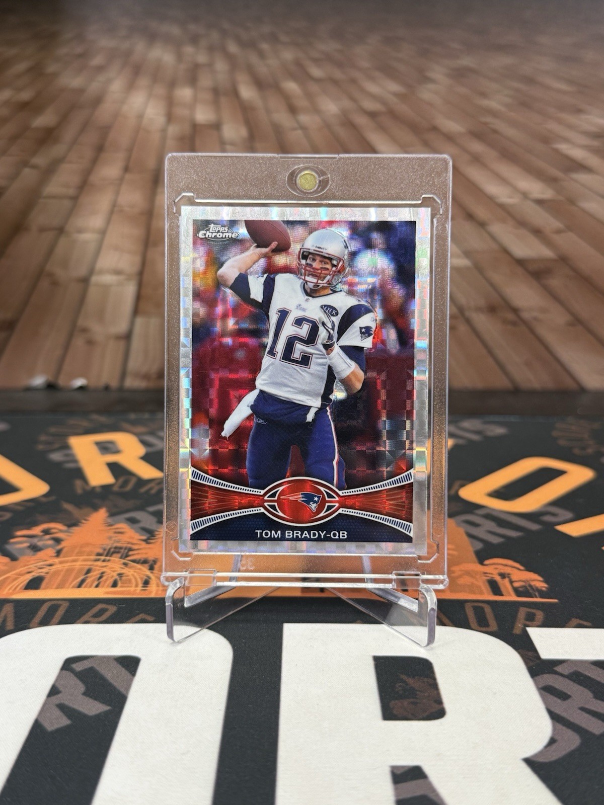 Tom Brady 2012 Topps Chrome Xfractor #220 Patriots!