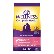 Complete Health Sensitive Skin & Stomach Dry Dog Food Wholesome Grains Natura...