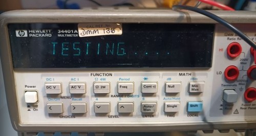 HP 34401A 6,5-stelliges Tischmultimeter Hewlett Packard - getestet, Selbsttest - bestanden - Bild 2 von 9