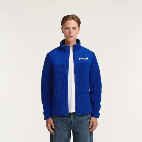 YAMAHA Fleece Sweatshirt Paddock Blue Essentials Unisex - Bild 2 von 8