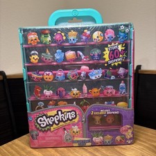 Shopkins Collectors Case Season 5 Teal Storage Organizer For 60 Toy Figures NEW