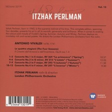 ITZHAK PERLMAN / RODNEY FRIEND / LONDON PHILHARMONIC ORCHESTRA VIVALDI: THE FOUR
