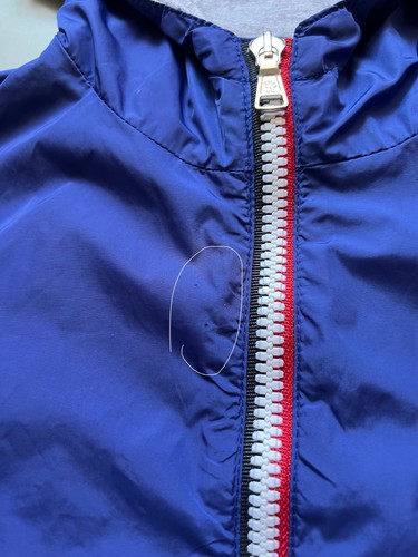 MONCLER Junior  Boy Blue Hooded Windbreaker Jacket Size  10 (140) - Picture 17 of 18