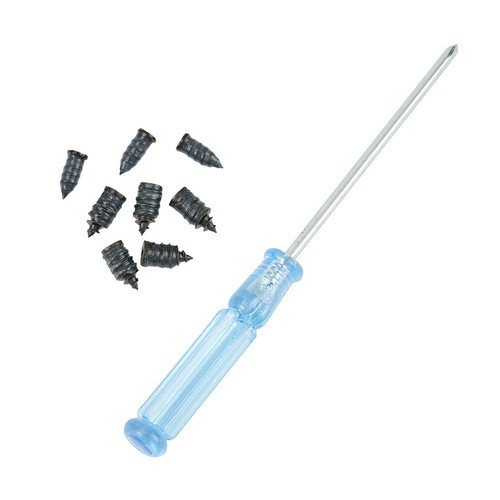 40x Black Car Vacuum Tire Repair Kit Set Tubeless Tyre Repair Steel Rubber Nails - Picture 6 of 12