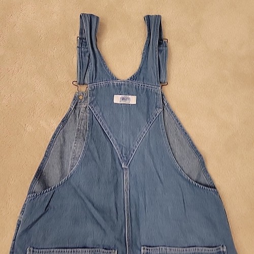 Liberty Overalls Mens 36x30 Jeans Bibs Denim Work Trucker Mechanic Chore Farm - Picture 10 of 15