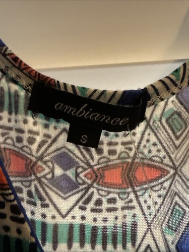 Forever 21+ Women's Indian style print Sleeveless V Neck Romper Sz Small. NWT - Picture 2 of 11