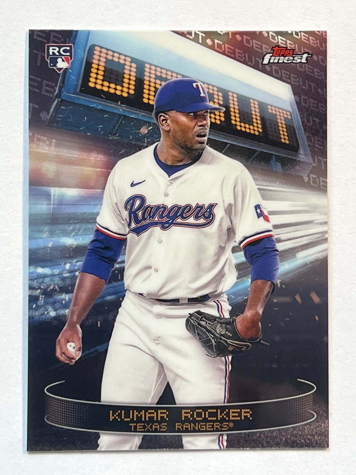 🔥2025 Topps Finest Debut #D-19 Kumar Rocker RC Texas Rangers🔥