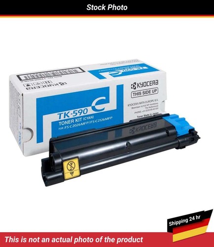 Kit de toner cyan TK-590C Kyocera Mita FS-C2026MFP - Photo 2/4