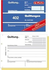 Herlitz Formularbuch "Quittung 402" DIN A6 2 x 40 Blatt
