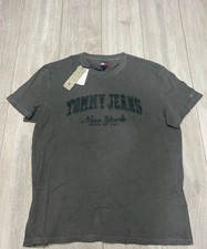 Image of Tommy Jeans Hilfiger Men’s Grey T-shirt Size XL Brand New With Tag