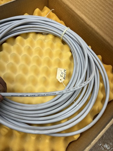 REX WIRE AWM Style 300v, R0101YX 14 AWG, 3 conductor, 50 Feet GREY